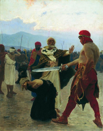 Вариант картины, написанный для Николаевского монастыря